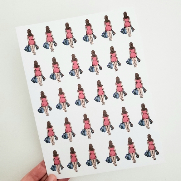 LB039 Posh Love Shopping Bag Sticker [Price Firm] - Picture 3 of 8